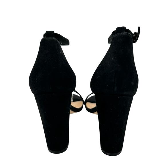 ALDO Black Suede Ankle Strap High Heel Sandals Evening Party Shoes Size‎ 6 - Picture 7 of 9